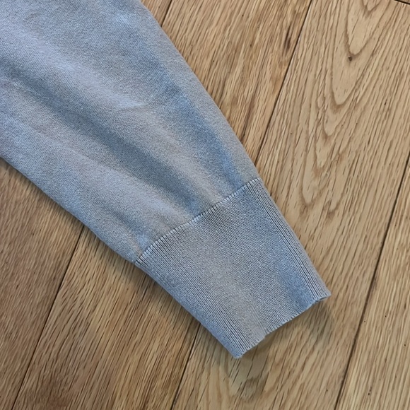 🔥 J Crew cardigan beige tan white button, used but good shape. Size tag removed - Picture 2 of 6